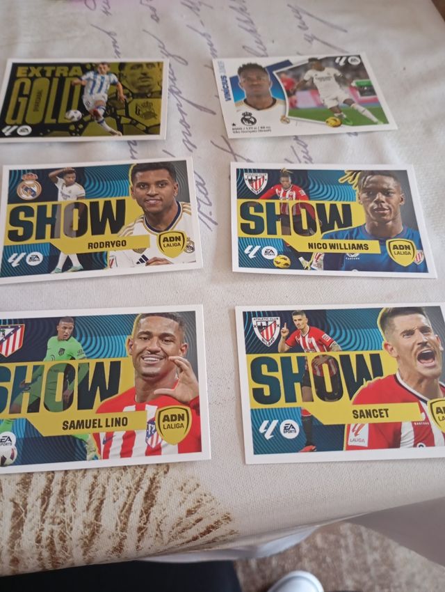 Lote cromos liga panini 