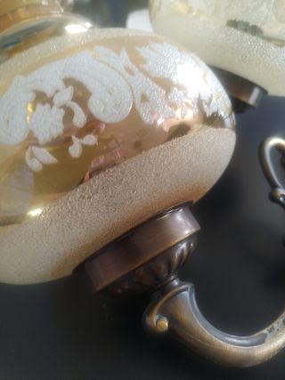 Par de apliques vintage