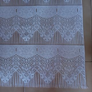 2 paia di tende in vetro