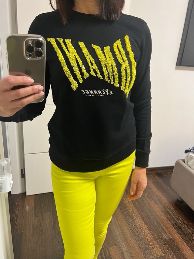 Pantaloni gialli Armani Exchange