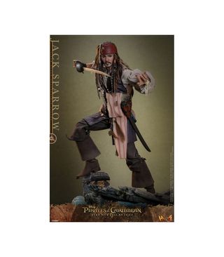 Hot Toys DX37 Jack Sparrow 30cm Piratas del Caribe