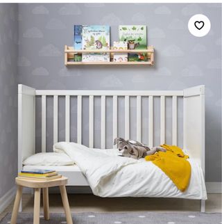 Cuna SUNDVIK + colchon + protector cuna