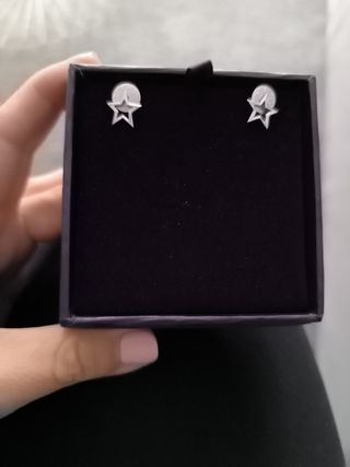 Pendientes estrella plata aristocrazy 