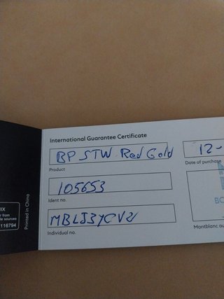 Bolígrafo Mont Blanc