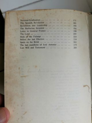 José Antonio Primo de Rivera, discursos.