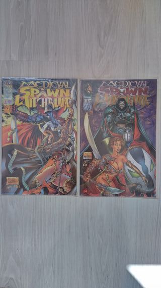 LOTE 5 COMICS USA WITCHBLADE 1997 INGLÉS ORIGINAL