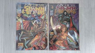 LOTE 5 COMICS USA WITCHBLADE 1997 INGLÉS ORIGINAL