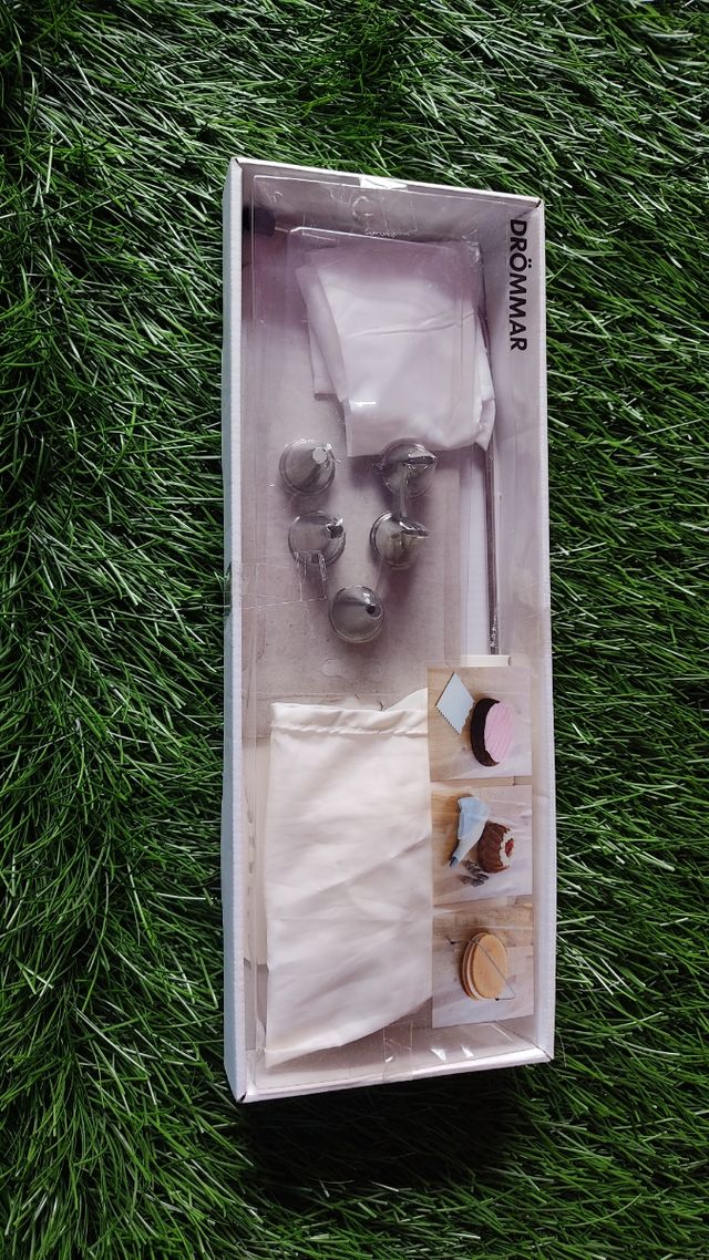 Base para 2 pizzas para horno y manga pastelera 