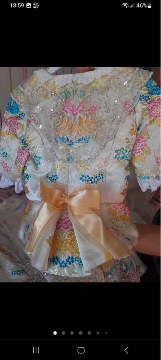 Traje fallera niña 5 a 8 años