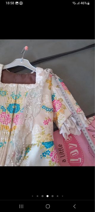 Traje fallera niña 5 a 8 años