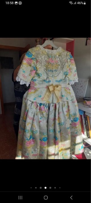 Traje fallera niña 5 a 8 años