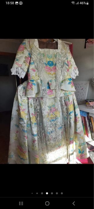 Traje fallera niña 5 a 8 años