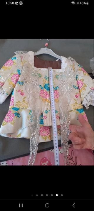Traje fallera niña 5 a 8 años