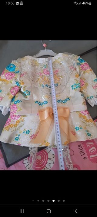Traje fallera niña 5 a 8 años