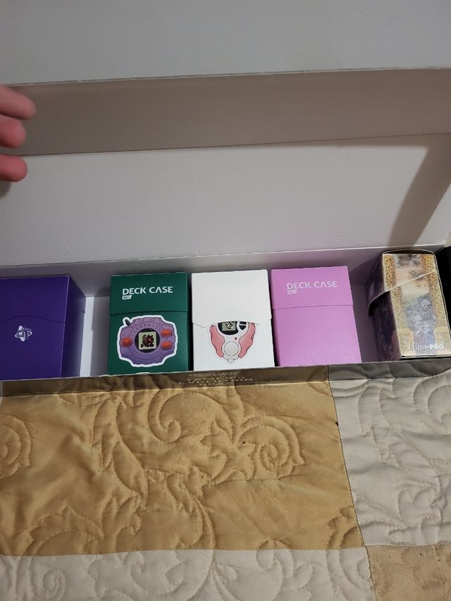 Caja estuche para cartas tcg Digimon