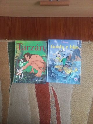 Libros disney Tarzan  goofy e hijo