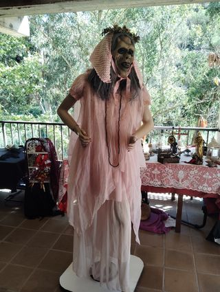 Disfraz momia rosada 