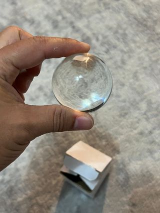 Bola de reflexão de vidro ótico