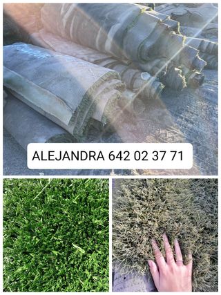 Césped artificial reciclado