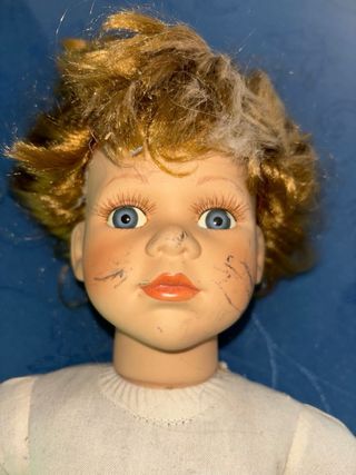 Lote de 2 muñecas de porcelana desnudas