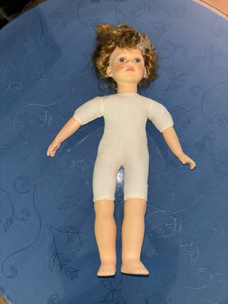 Lote de 2 muñecas de porcelana desnudas