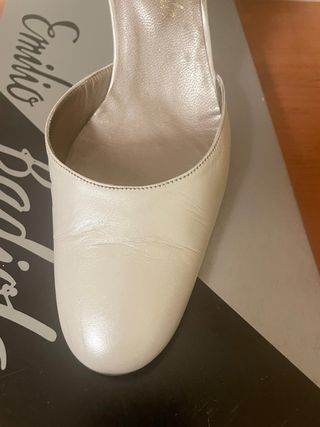 Zapatos novia nacar