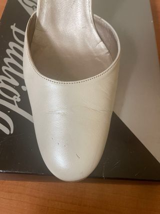 Zapatos novia nacar