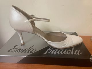 Zapatos novia nacar