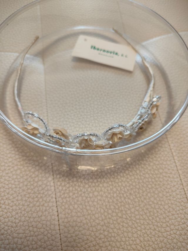 Corona floral para comunión