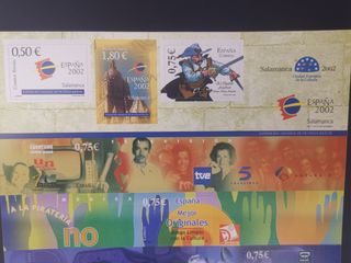 Sellos H.B Expo. Mundial Salamanca 2002