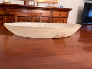 Piatto vassoio vetro con decoupage