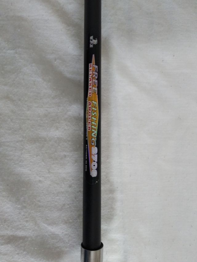 Caña de pesca 2,30 metros con carrete 