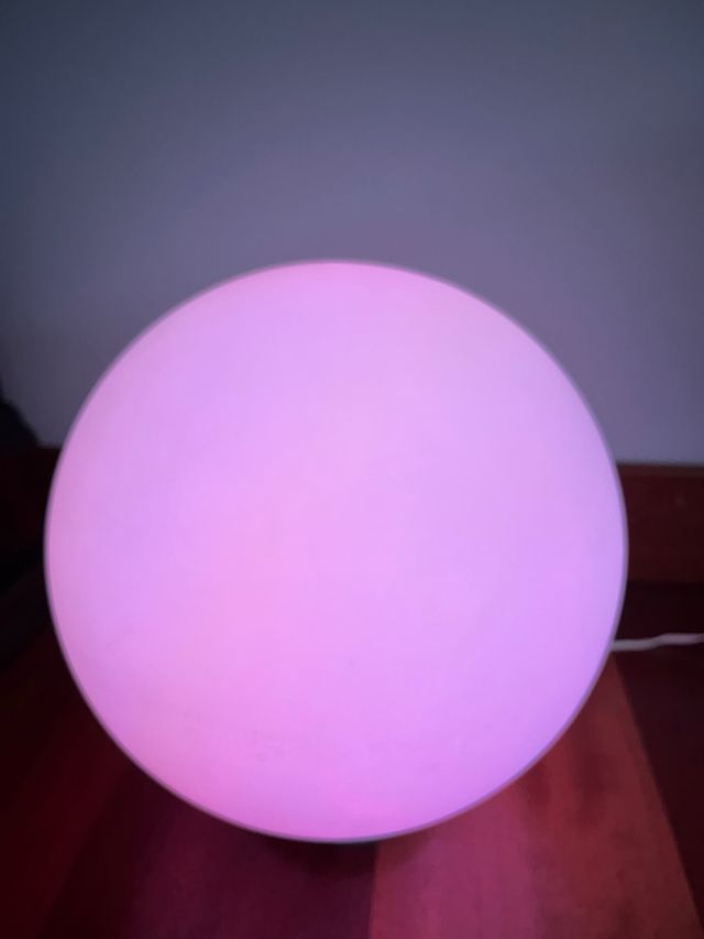 Bola luminosa colores