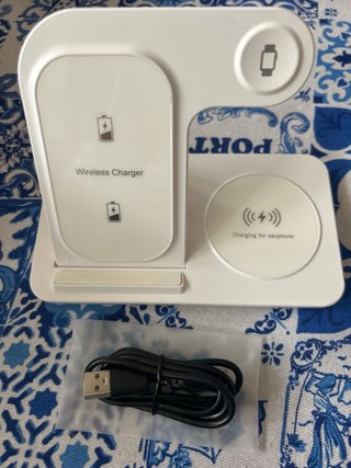 Cargador WIRELESS movil 3 En unoo