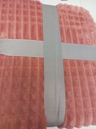 Manta terciopelo a doble cara y envío gratis