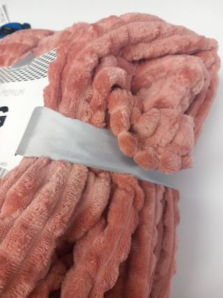 Manta terciopelo a doble cara y envío gratis