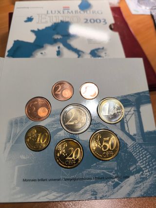 Cartera Oficial EURO LUXEMBURGO 2003
