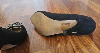 Zapatos negros de tacón