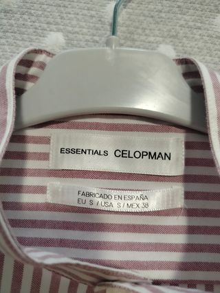 Blusa hombre rayas cuello Mao