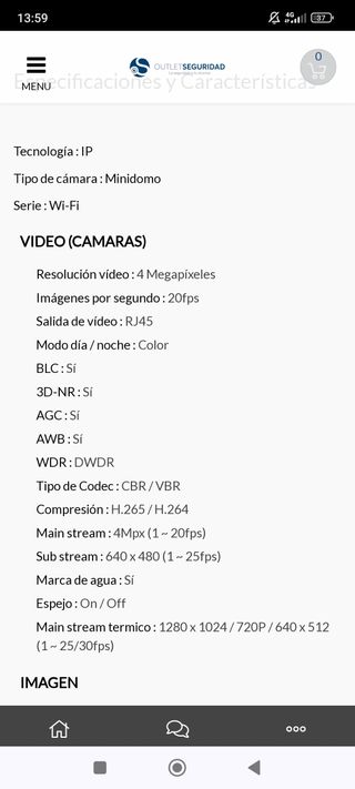 Cámara de seguridad