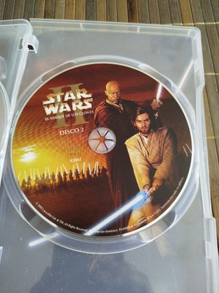 DVD Star wars El ataque de los clones