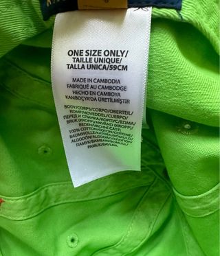 Gorra Ralph Lauren nueva verde