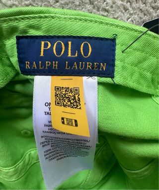 Gorra Ralph Lauren nueva verde