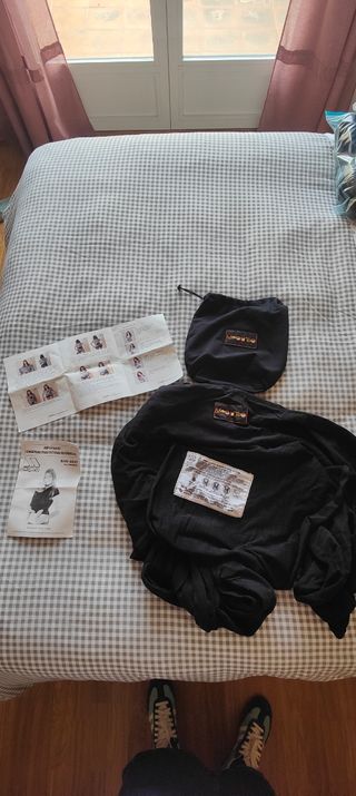 Fular porteo MOLTÓ negro