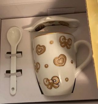 Tazza Mug Natalizia con cucchiaino e porta bustina