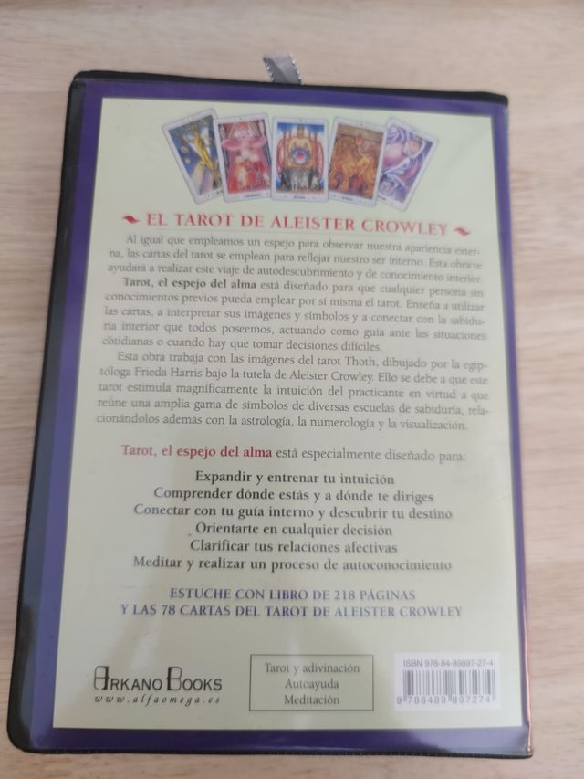 Baraja de cartas tarot.