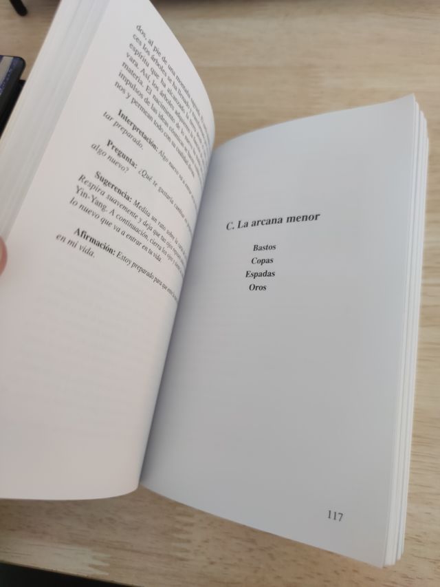 Baraja de cartas tarot.