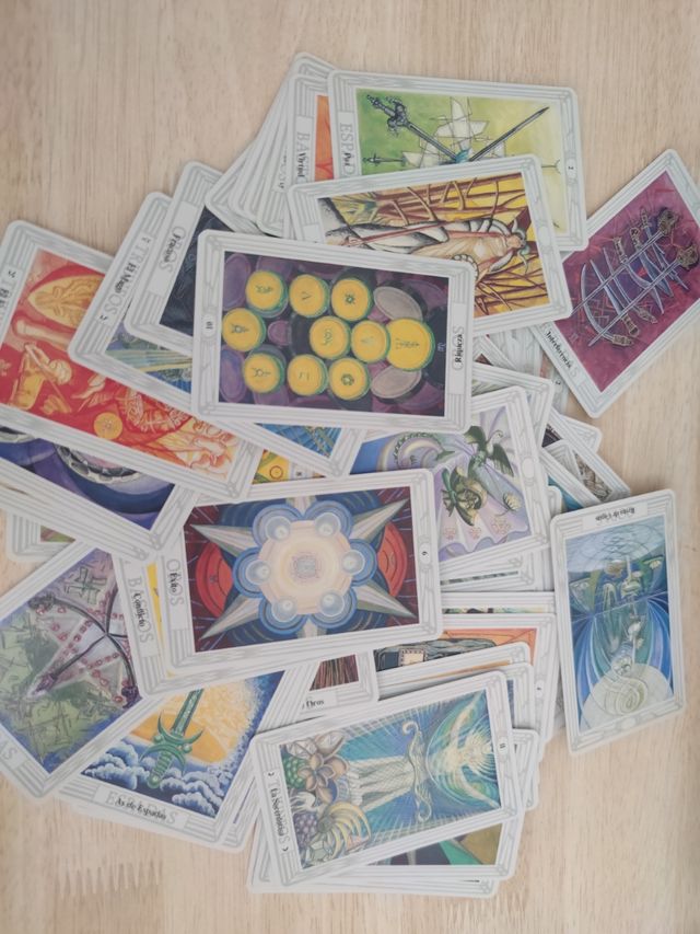 Baraja de cartas tarot.