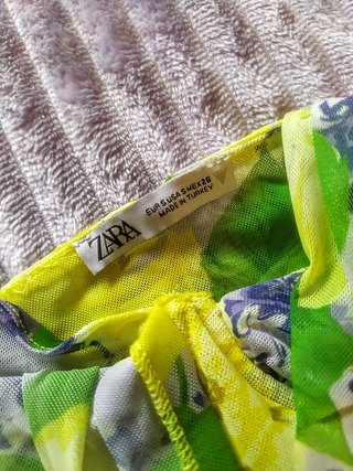 Top corsetero asimétrico ZARA