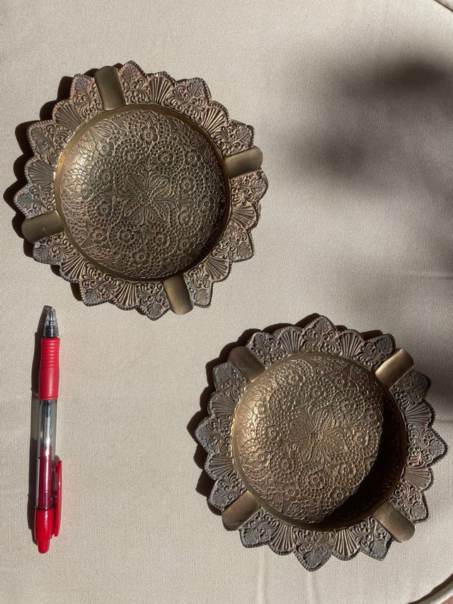 Platillos de latón (pareja)